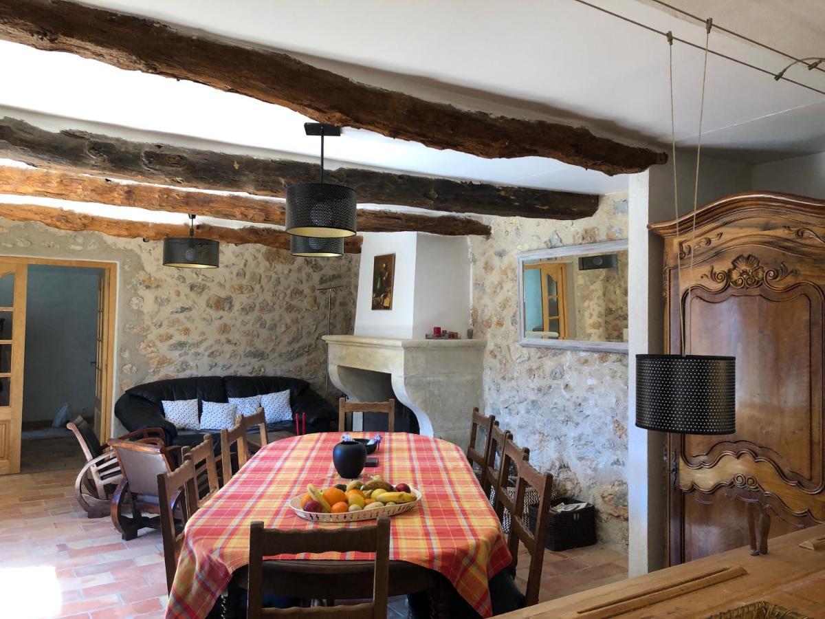 Font Nouvelle Maison De Charme Drome Provencale, 6 Ou 10 Personnes Avec Piscine Plaisians Exterior photo